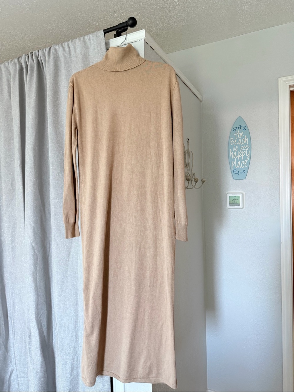 Na Kd Midi Beige Jump Dress